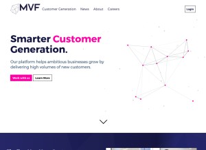 How mvfglobal.com looks like on a tablet such as an iPad.