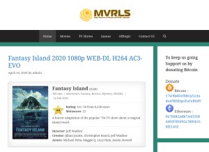 How mvrls.com looks like on a tablet such as an iPad.