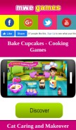 How mwegames.com looks like on a mobile device such as an iPhone.