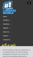 How mwti.net looks like on a mobile device such as an iPhone.