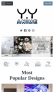 How mxywallpaper.com looks like on a mobile device such as an iPhone.