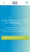 How my-prtg.com looks like on a mobile device such as an iPhone.