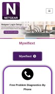 How my-wifi-ext.com looks like on a mobile device such as an iPhone.
