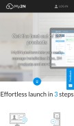 How my2n.com looks like on a mobile device such as an iPhone.