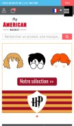 How myamericanmarket.com looks like on a mobile device such as an iPhone.