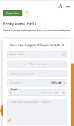 How myassignment.live looks like on a mobile device such as an iPhone.