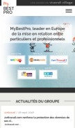 How mybestpro.com looks like on a mobile device such as an iPhone.