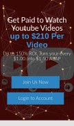 How mybitcointube.com looks like on a mobile device such as an iPhone.