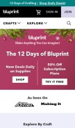 How mybluprint.com looks like on a mobile device such as an iPhone.