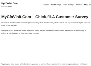 How mycfavisit.blog looks like on a tablet such as an iPad.