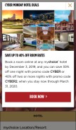 How mychoice.com looks like on a mobile device such as an iPhone.