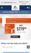 How mychoicesoftware.com looks like on a mobile device such as an iPhone.