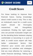 How mycredit-score.org looks like on a mobile device such as an iPhone.