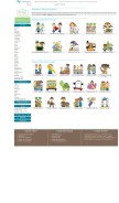 How mycutegraphics.com looks like on a mobile device such as an iPhone.