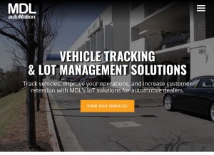 How mydealerlot.com looks like on a tablet such as an iPad.