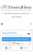 How mydesiredhome.com looks like on a mobile device such as an iPhone.