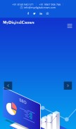 How mydigitalcrown.com looks like on a mobile device such as an iPhone.