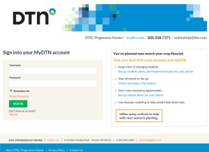 How mydtn.com looks like on a tablet such as an iPad.