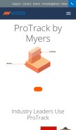 How myersinfosys.com looks like on a mobile device such as an iPhone.
