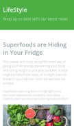 How myfood.ltd looks like on a mobile device such as an iPhone.