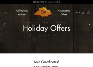 How myhomeparlor.com looks like on a tablet such as an iPad.