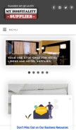 How myhospitalitysupplies.com looks like on a mobile device such as an iPhone.
