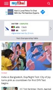 How mykhel.com looks like on a mobile device such as an iPhone.
