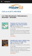 How mylawcle.com looks like on a mobile device such as an iPhone.