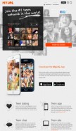 How mylol.com looks like on a mobile device such as an iPhone.