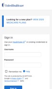 How mymedicareaccount.com looks like on a mobile device such as an iPhone.
