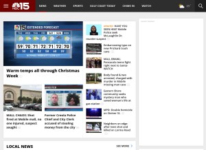 How mynbc15.com looks like on a tablet such as an iPad.