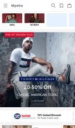 How myntra.com looks like on a mobile device such as an iPhone.