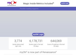 How myon.com looks like on a tablet such as an iPad.