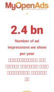 How myopenads.com looks like on a mobile device such as an iPhone.