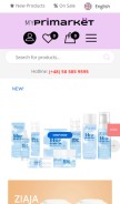 How myprimarket.com looks like on a mobile device such as an iPhone.