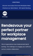 How myrendezvous.net looks like on a mobile device such as an iPhone.
