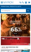 How myron.com looks like on a mobile device such as an iPhone.