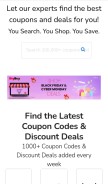 How mysavinghub.com looks like on a mobile device such as an iPhone.