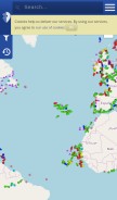 How myshiptracking.com looks like on a mobile device such as an iPhone.