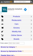How mystore411.com looks like on a mobile device such as an iPhone.