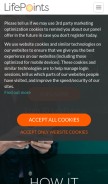 How mysurvey.com looks like on a mobile device such as an iPhone.