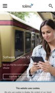 How mytolino.com looks like on a mobile device such as an iPhone.