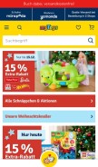 How mytoys.de looks like on a mobile device such as an iPhone.