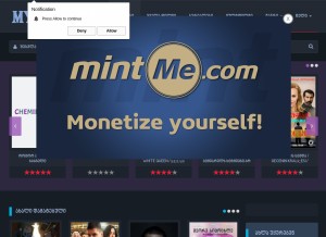 How mytube.ge looks like on a tablet such as an iPad.
