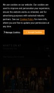 How myvue.com looks like on a mobile device such as an iPhone.