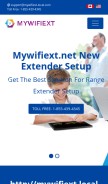 How mywifiext-local.com looks like on a mobile device such as an iPhone.