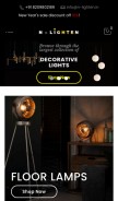 How n-lighten.in looks like on a mobile device such as an iPhone.