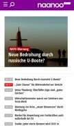 How naanoo.com looks like on a mobile device such as an iPhone.
