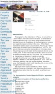 How nacocad.org looks like on a mobile device such as an iPhone.