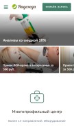 How nadegda-sm.ru looks like on a mobile device such as an iPhone.